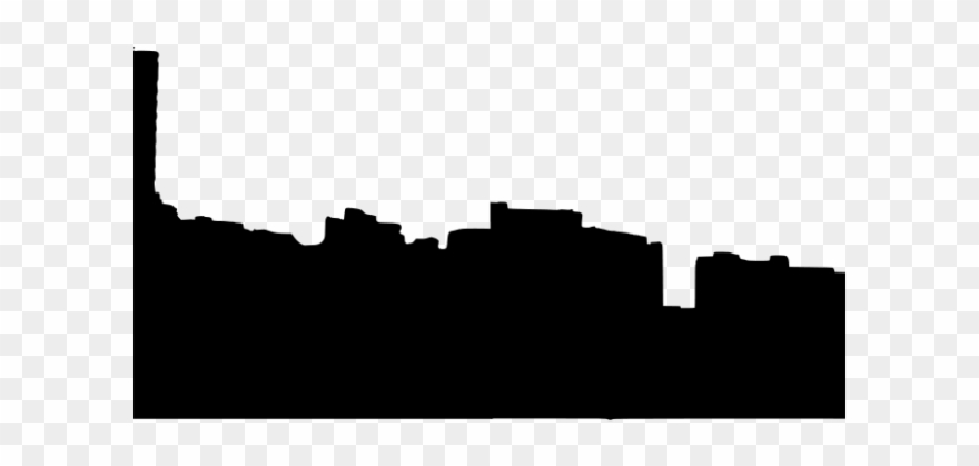 Cityscape Clipart Dark City - Png Download