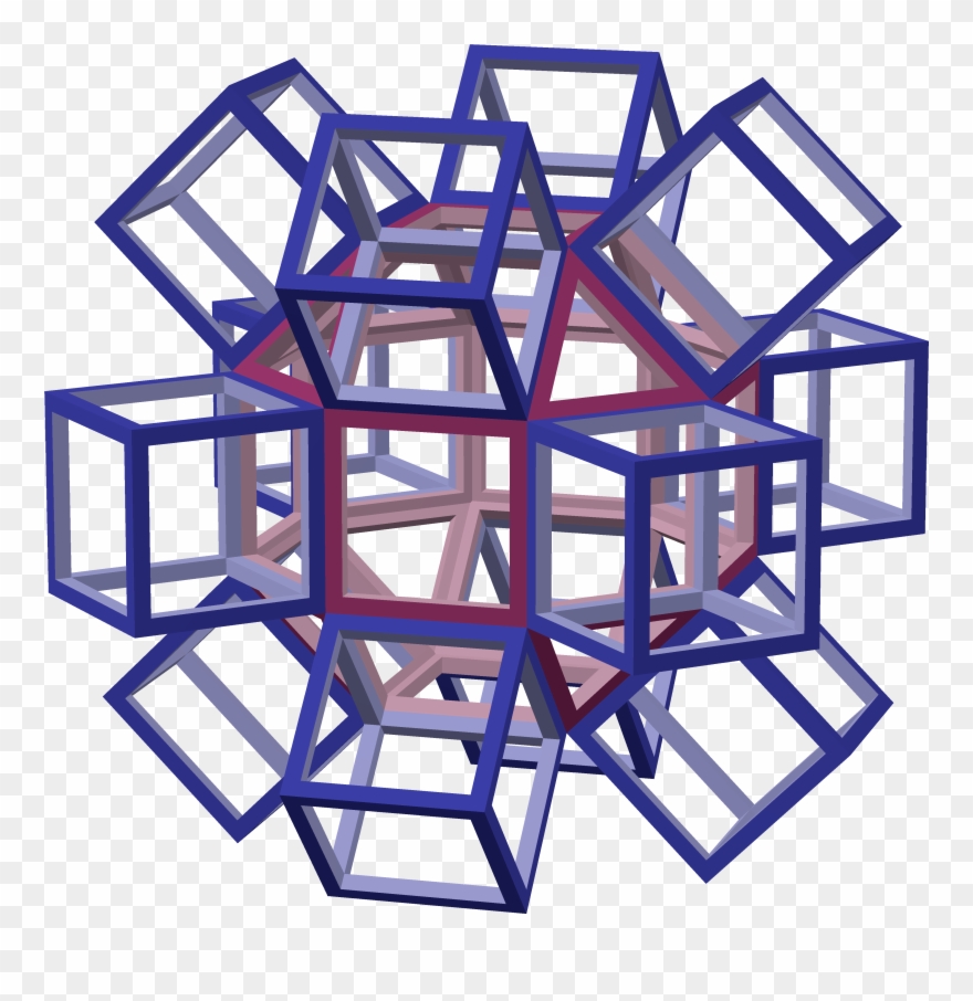 Small In Great Rhombi 6-8, Davinci Small With Cubes Clipart