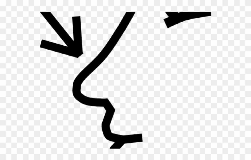 Nose Clipart Black And White - Png Download