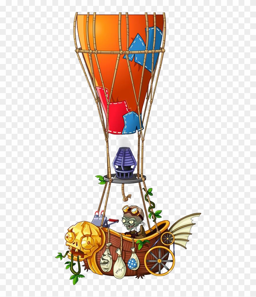 Plants Vs Zombies 2 Zombot Aerostatic Gondola Clipart