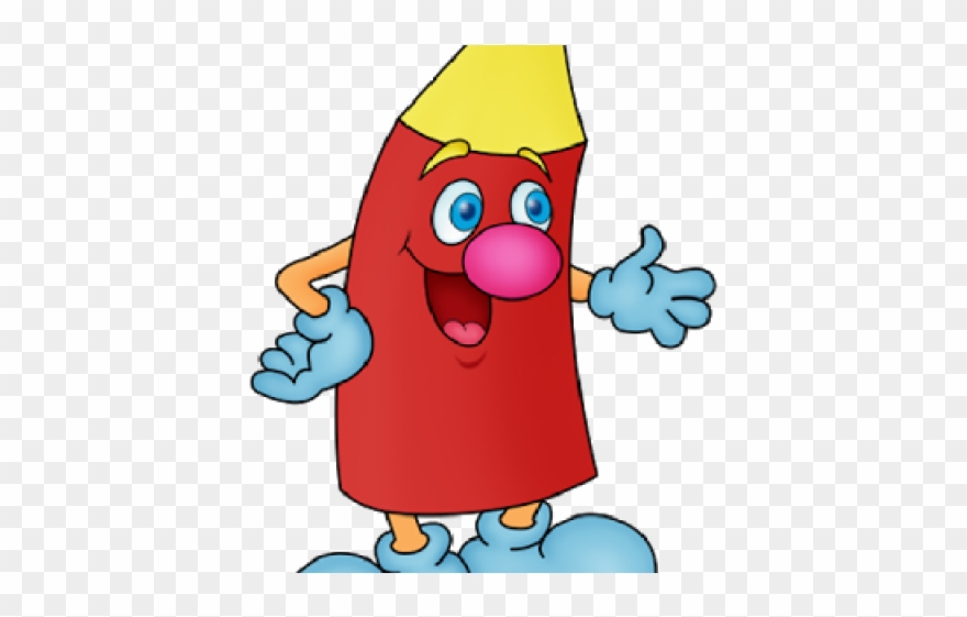 Crayon Clipart Cartoon - Png Download