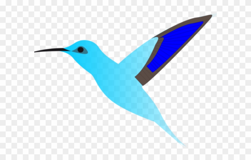 Hummingbird Clipart Happy Bird - Png Download
