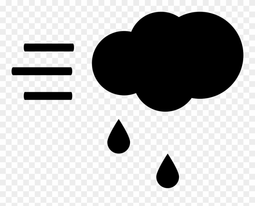 Rain And Wind Comments Clipart