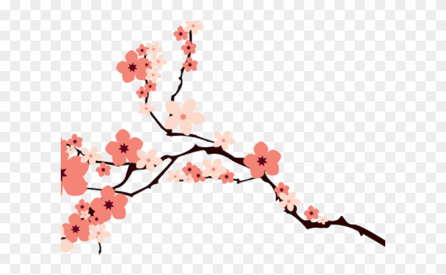 Sakura Blossom Clipart Transparent Tumblr - Png Download
