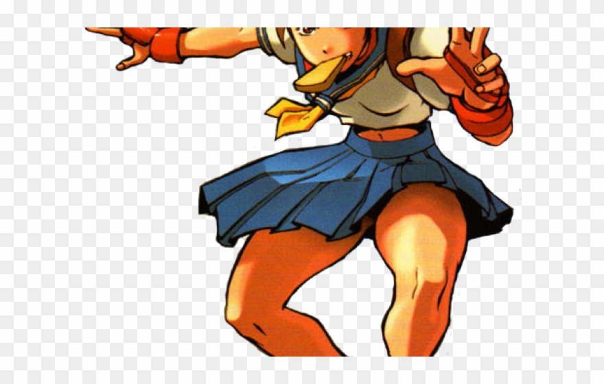 Street Fighter Clipart Sakura - Png Download