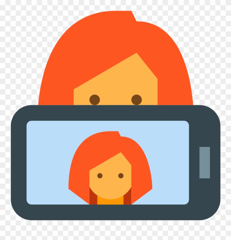 Icons8 Flat Selfie Clipart