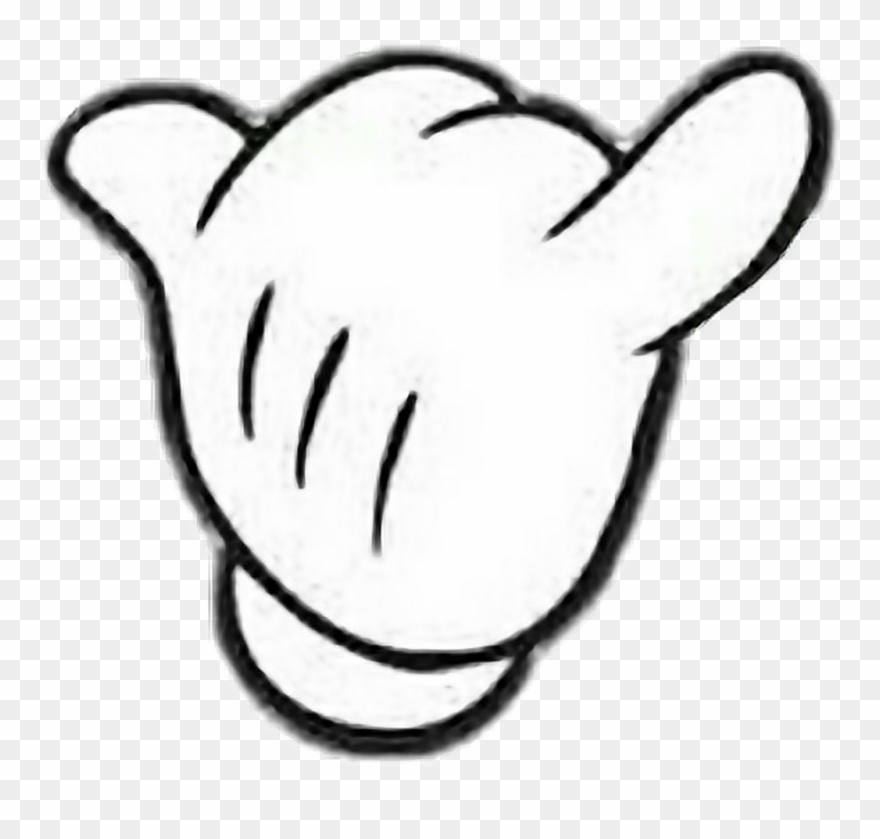 Hand Mickey Mouse Mickeymouse Tumblr Hawaii Clipart