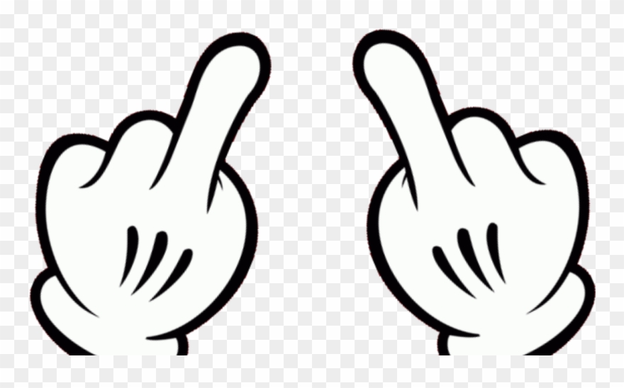 Ok Clipart Mickey Mouse Hand - Png Download