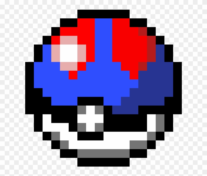 Pokeball Pixel Png Clipart