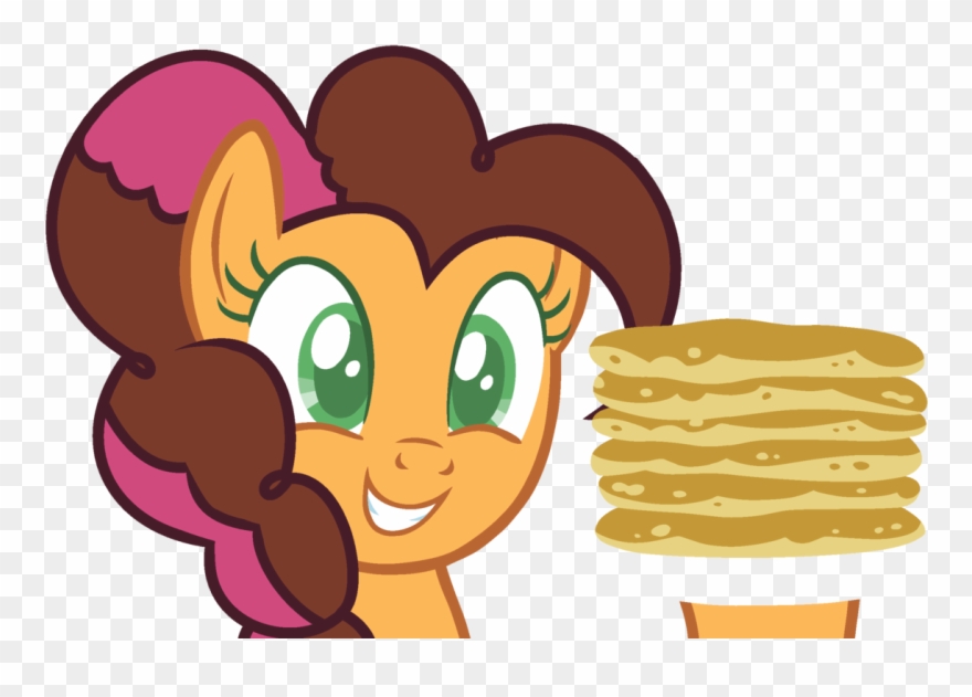 Transparent Pancakes Above Clipart