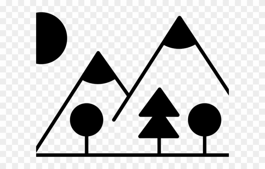 Mountains Clipart Mountain Side - Png Download
