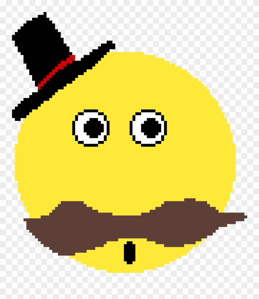 Shocked Moustache Emoji Clipart