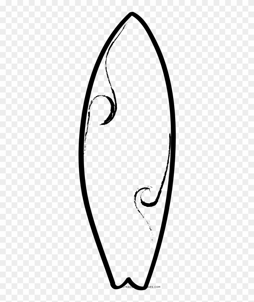 Surfboard Coloring Pages Clipart
