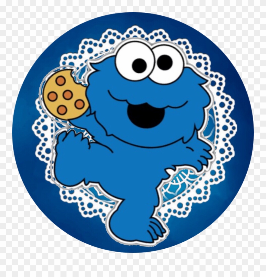 Cookie Monsterrrr Cookiemonster Icon Edit Circle Overla Clipart
