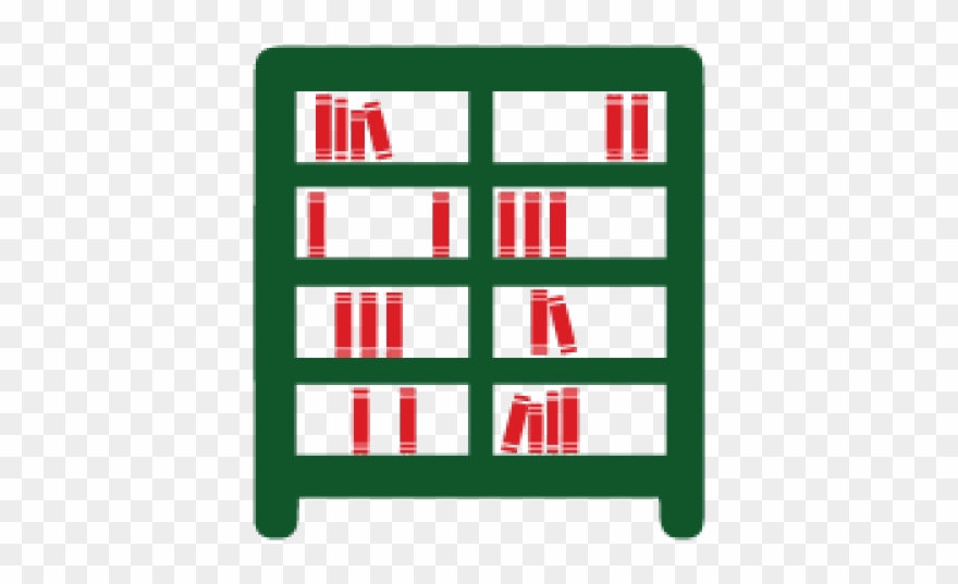 Bookcase Clipart Book Donation - Png Download
