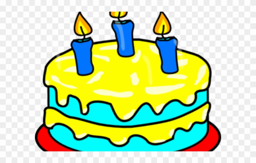 Birthday Candles Clipart Three Candle - Png Download
