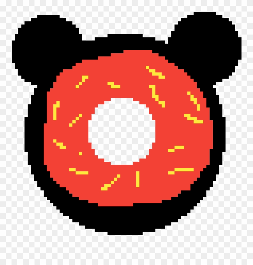 Mickey Mouse Donut Clipart