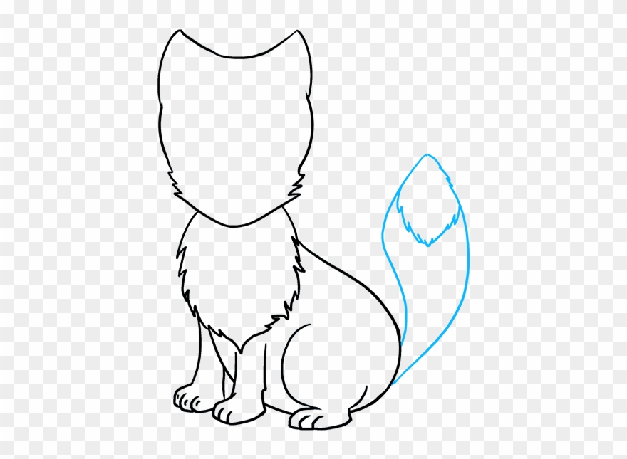 How To Draw Arctic Fox Clipart