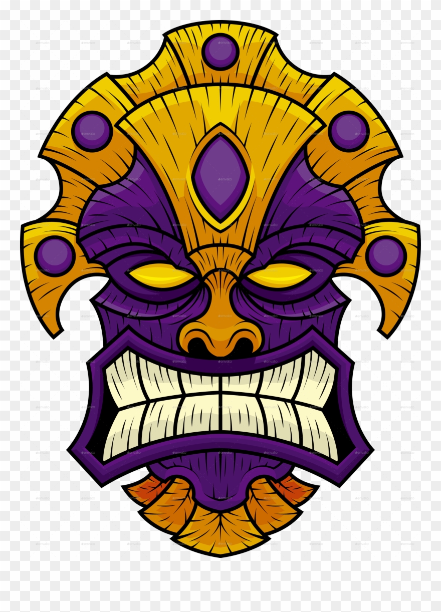 Tiki Mask 10 Tiki Mask 11 Clipart