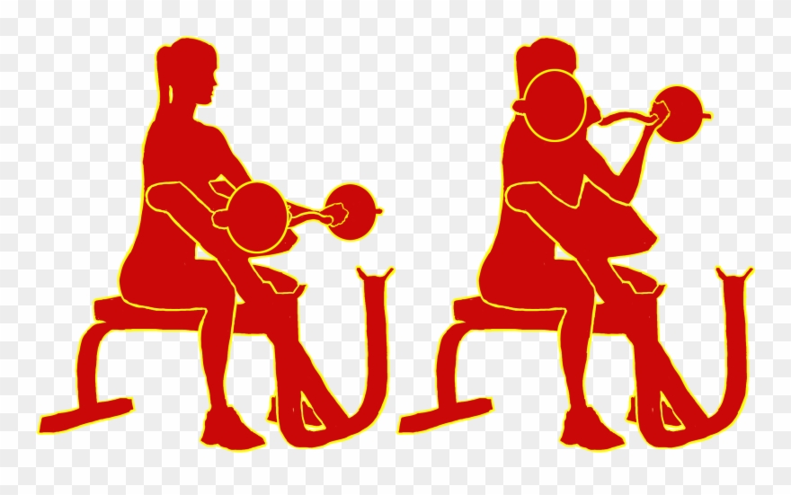 Seated Preacher-bench Curls Clipart