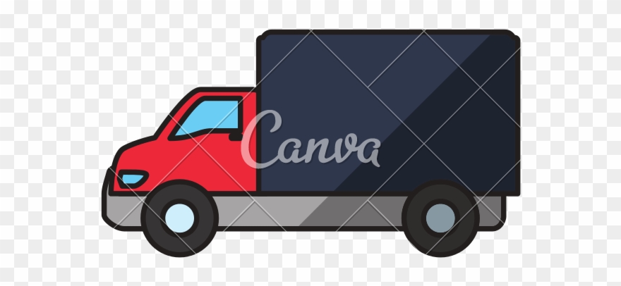 Cargo Vehicle Icons By Canva Clipart