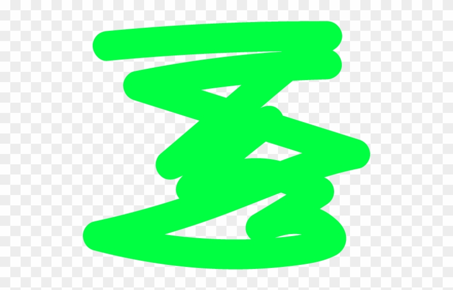 Green Scribble Clipart