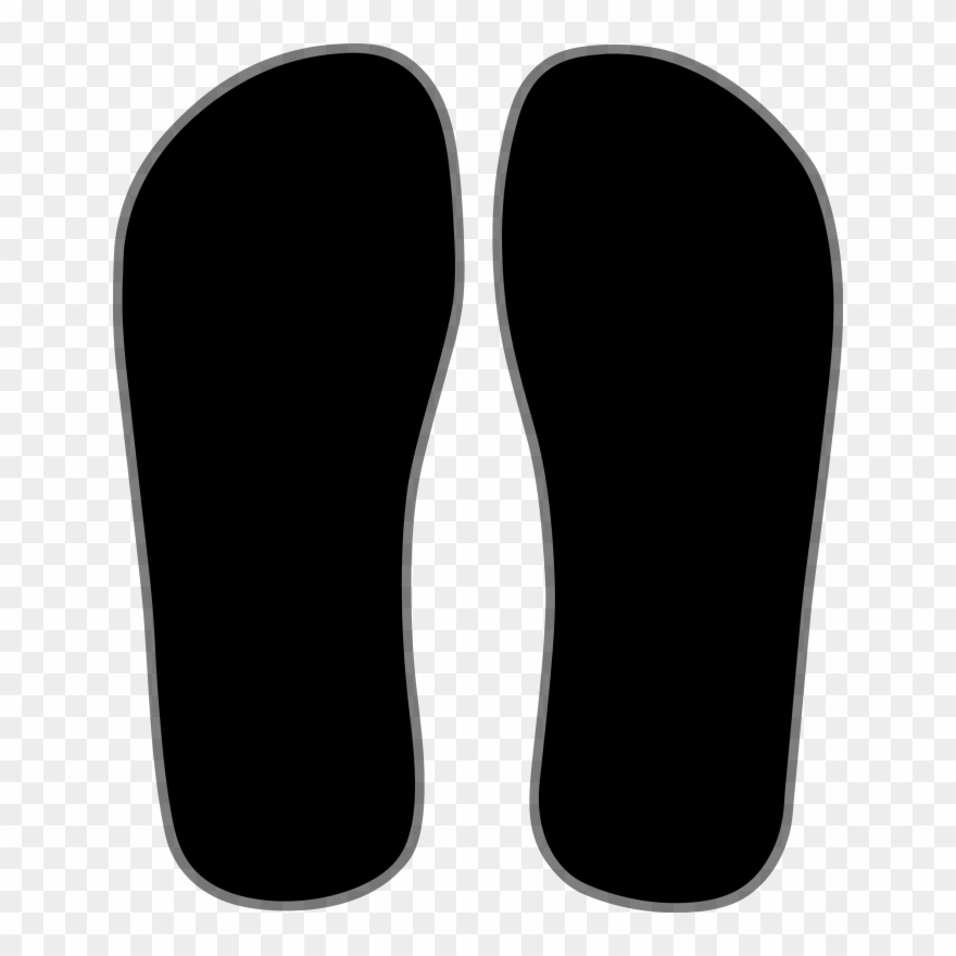 Personalized Flip Flop Sandals Clipart