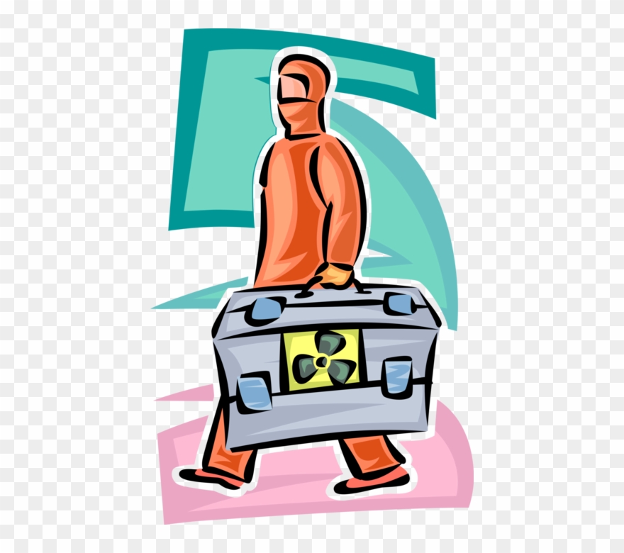 Vector Illustration Of Laboratory Scientist Technician Clipart