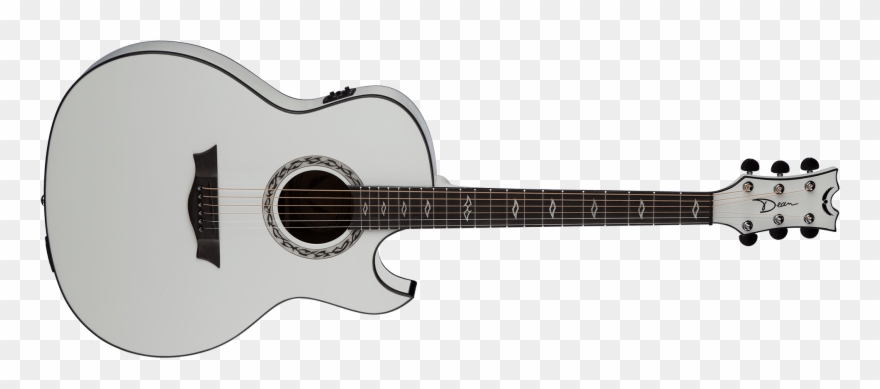 Guitar Black And White Png Clipart