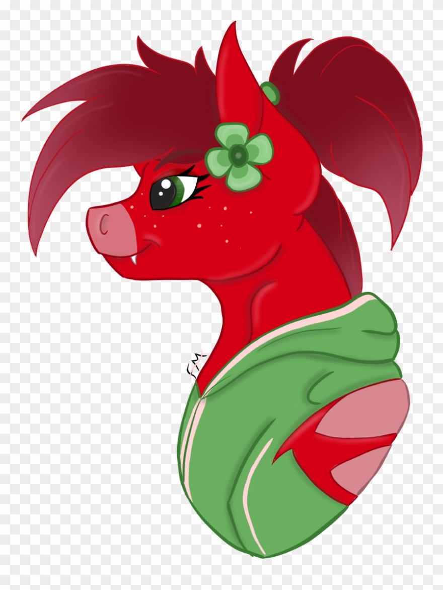 A Lil Headshot Of My Oc, Strawberry Surprise Clipart