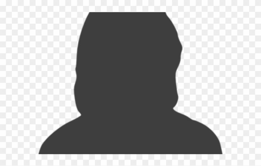 People Silhouette Clipart Headshot - Png Download