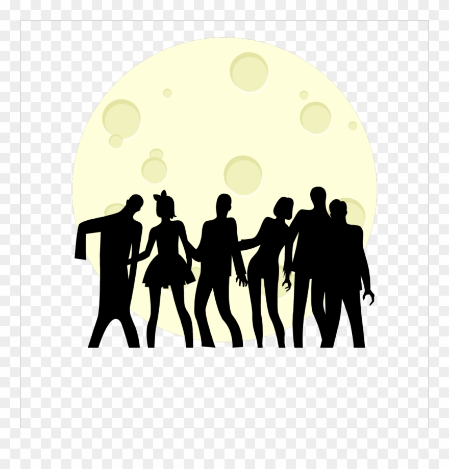 Moonlight Zombies - Hoodie Clipart
