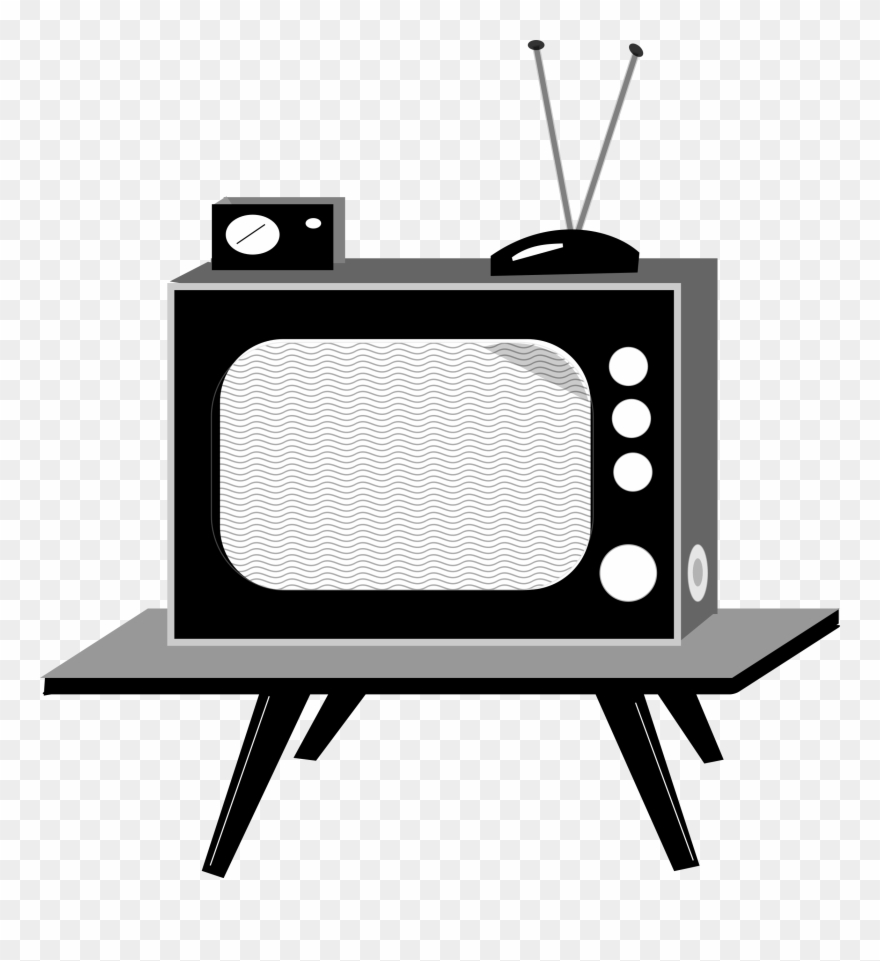 Tv Shows Clipart Old School Tv - Tv Anos 60 - Png Download