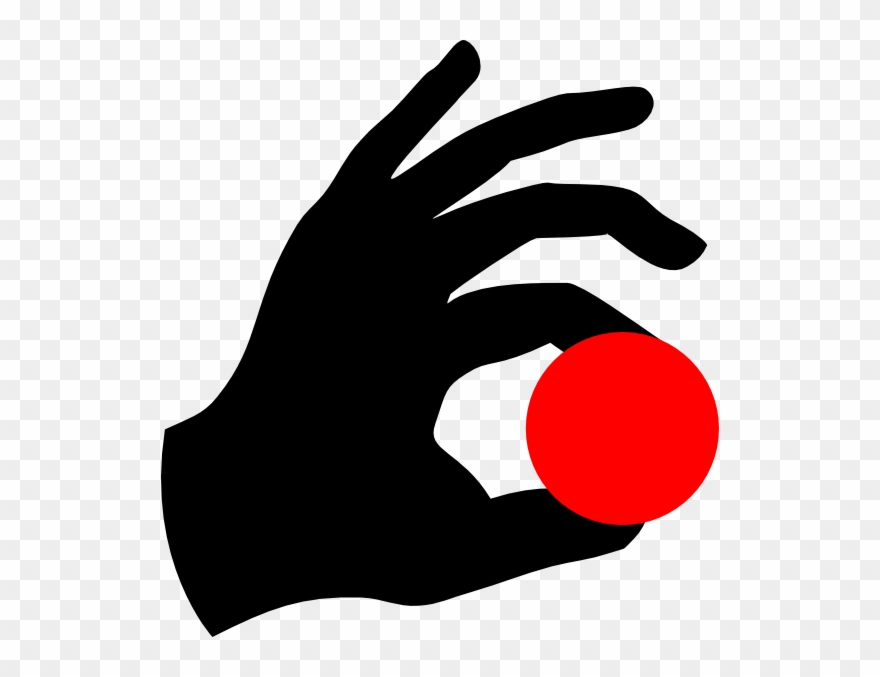 Hand Holding Ball Clipart - Png Download
