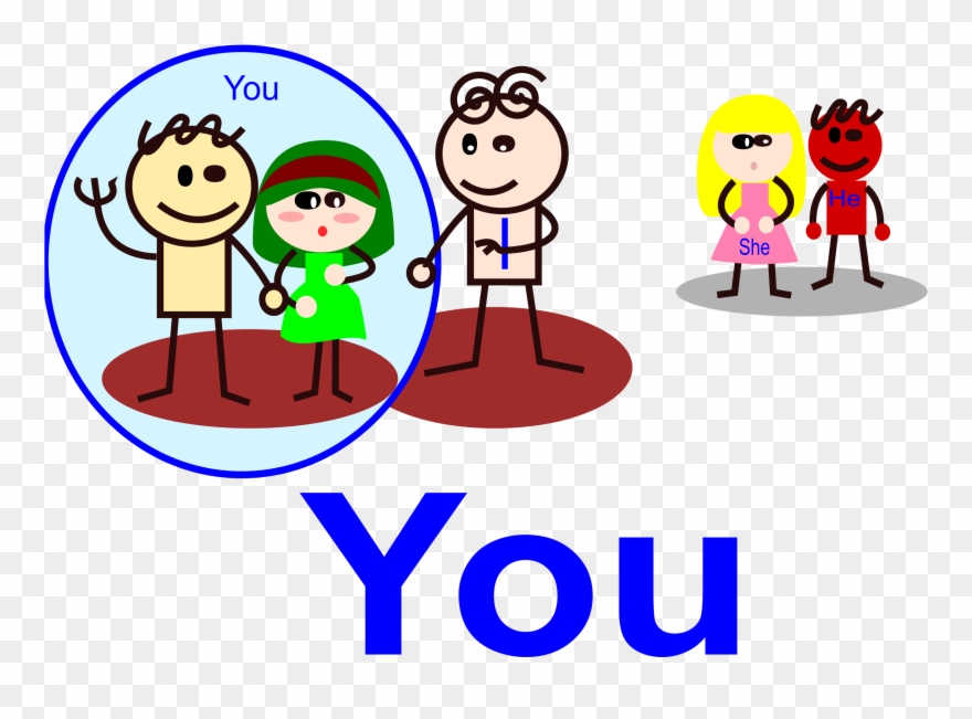 Of Concept Pronoun P 2 You Clipart - You Pronoun - Png Download