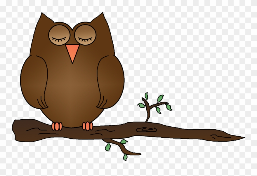 Owl Clipart, Images, Photos Amp Pictures - Clip Art Sleeping Owl - Png Download