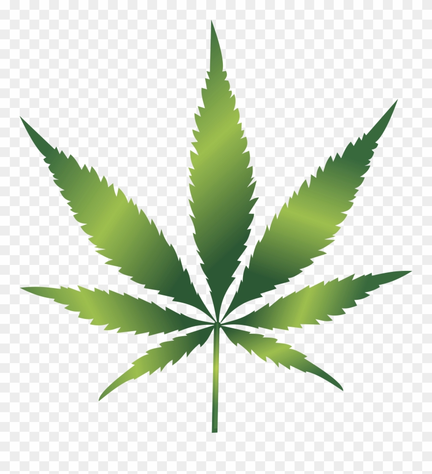 Cannabis Leaf Clip Art - Png Download