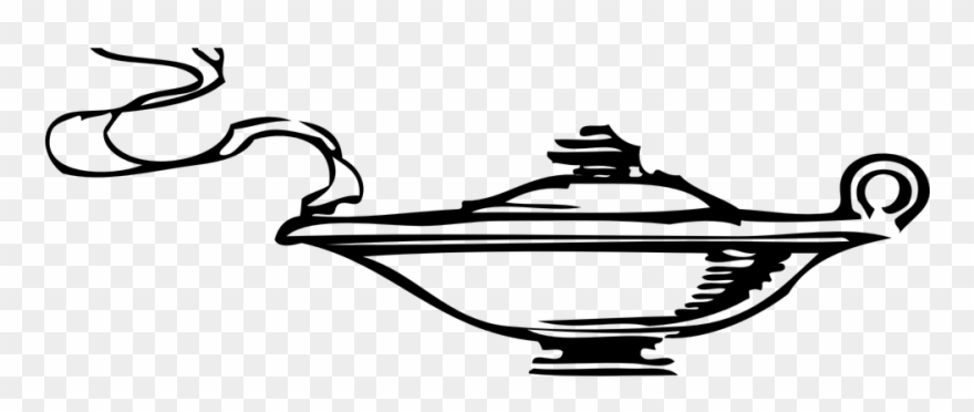 Arabien Nights Magic Lamp Free Collection Download - Genie Lamp Clip Art - Png Download