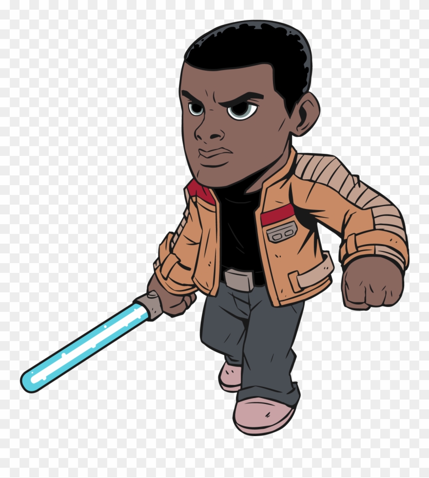 Finn Star Wars - Star Wars Finn Png Clipart