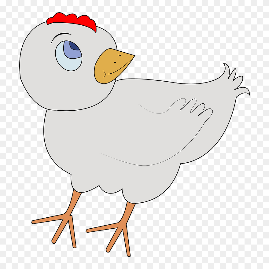 Chicken 001 Figure Color Svg Clip Arts 564 X 598 Px - Png Download