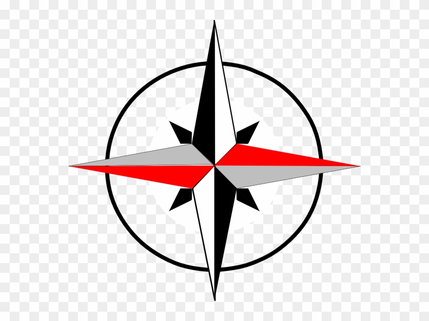 East West Compass Final Clip Art - North East South West Symbol - Png Download