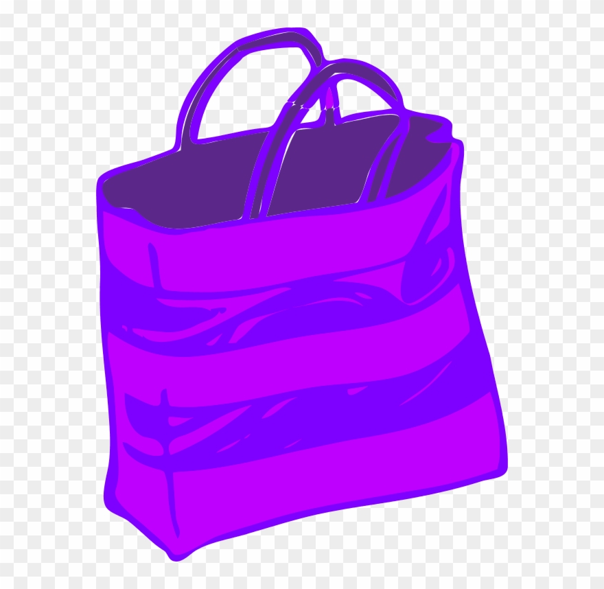 Clip Arts Related To - Purple Bag Clip Art - Png Download
