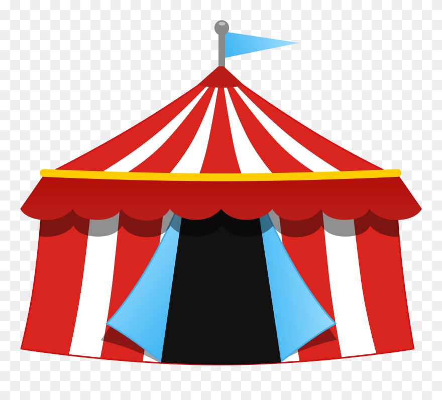 Circus Clipart Event Tent - Desenho Lona De Circo - Png Download