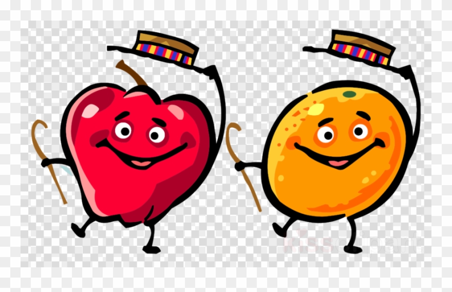 Dancing Fruit Transparent Clipart Dance Clip Art - Love Fruit Cartoon Png