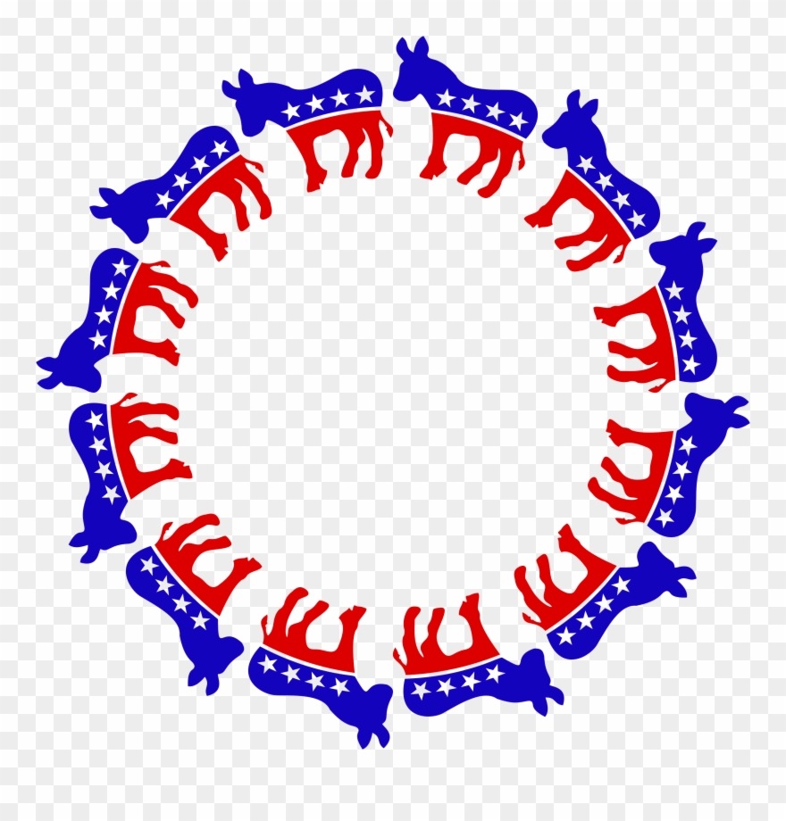 Donkey United States Of America Democratic Party - Democratic Party Clipart