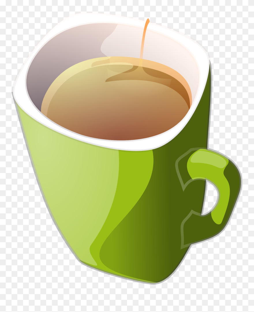 Green Mug Of Tea - Cup Of Tea Clipart - Png Download