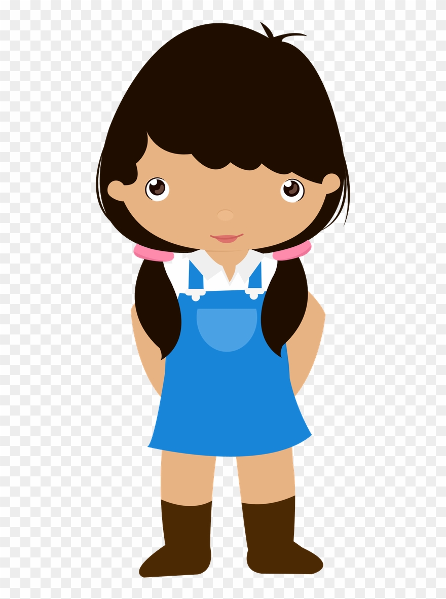 Kids Clip Art, Farm Theme, Farm Party, School - Little Farm Girl Clipart - Png Download