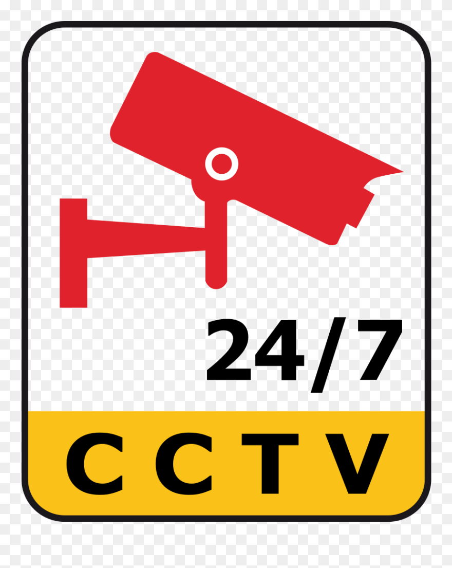 Cctv 24 7 Clipart Closed-circuit Television Clip Art - Cctv Camera 24 7 - Png Download
