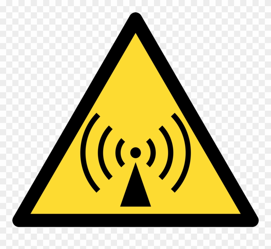 Satellite Waves Clipart - Iso 7010 Warning Sign - Png Download