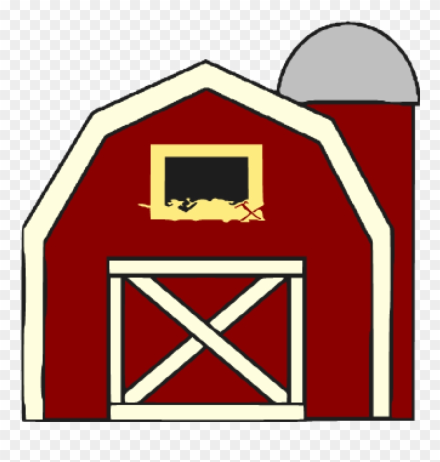 Barn Clipart Free Barn Clipart At Getdrawings Free - Red Barn Door Clip Art - Png Download